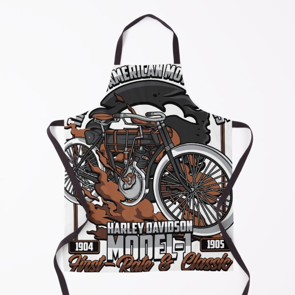 Vista previa del artículo con la obra «Motocicleta antigua Harley Davidson.», diseñado y vendido por Wearable_Stuff.