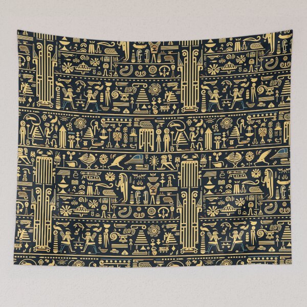 Item preview, Mystic Echoes: Ancient Egypt Hieroglyphics Unveiled designed and sold by AlienSkinEyes.
