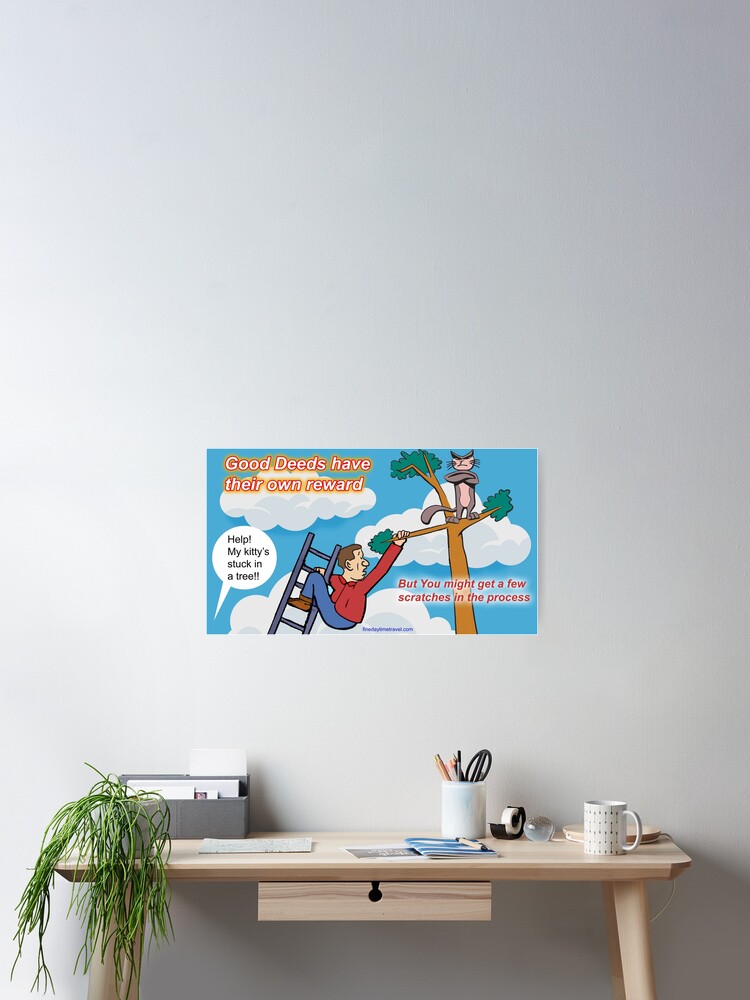 Thumbnail 2 of 3, Poster, Good Deeds designed and sold by FineDayAcademy.