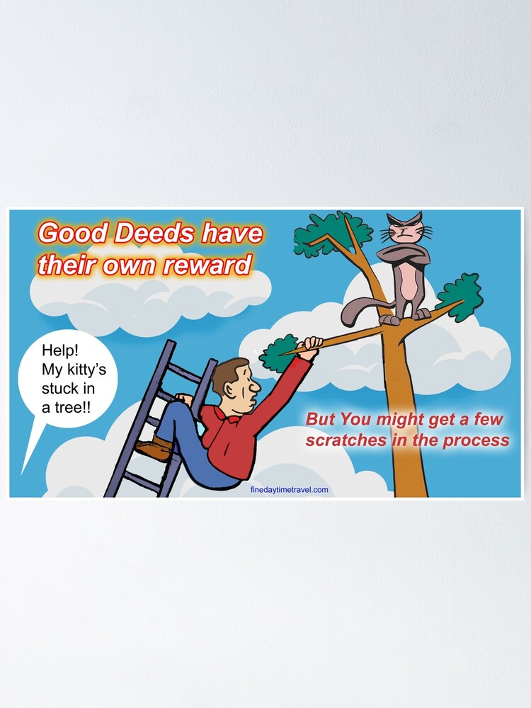 Thumbnail 1 of 3, Poster, Good Deeds designed and sold by FineDayAcademy.