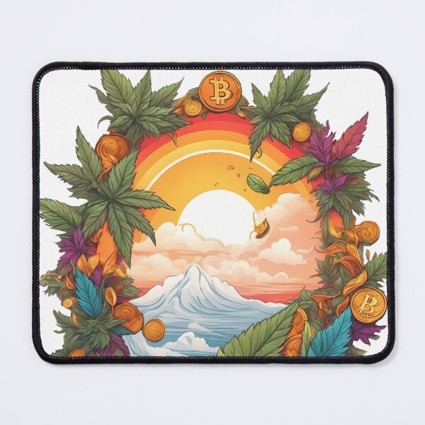 Item preview, The Great Wave Of Crypto Beach Pot Coin MY three fav things designed and sold by wojysmokes.