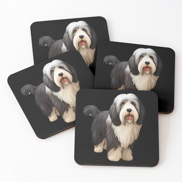 Item preview, Cute Happy Bearded Collie Dad designed and sold by LudwikeArts.