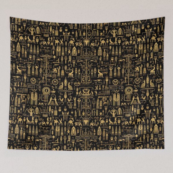 Item preview, Mystic Echoes: Ancient Egypt Hieroglyphics Unveiled designed and sold by AlienSkinEyes.