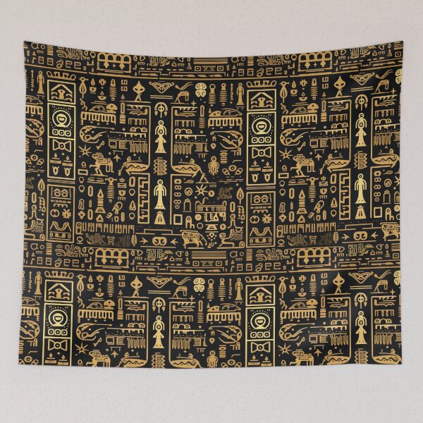 Item preview, Mystic Echoes: Ancient Egypt Hieroglyphics Unveiled designed and sold by AlienSkinEyes.