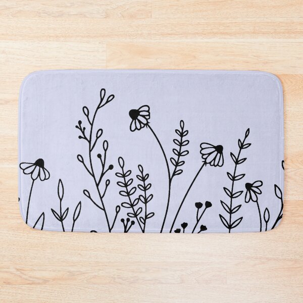 Item preview, Floral Line Art Lavender designed and sold by HappyLifeCreate.