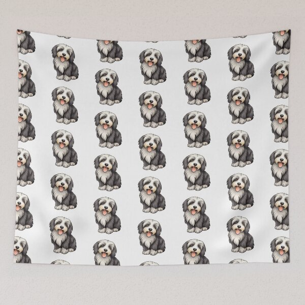 Item preview, Cute Bearded Collie Puppy designed and sold by LudwikeArts.