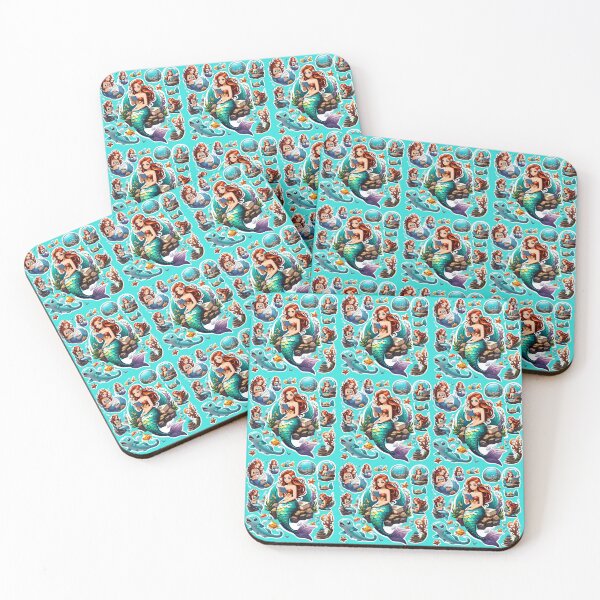 Item preview, Small Reading Mermaids Patterns designed and sold by SirenasWorld.