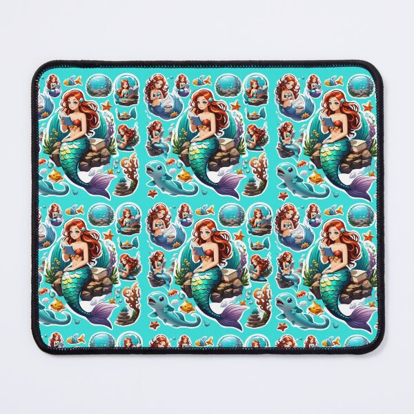 Item preview, Small Reading Mermaids Patterns designed and sold by SirenasWorld.