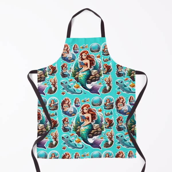 Item preview, Small Reading Mermaids Patterns designed and sold by SirenasWorld.