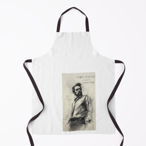 Item preview, a black and white drawing of a man with glasses designed and sold by Dark Fantasy Store.