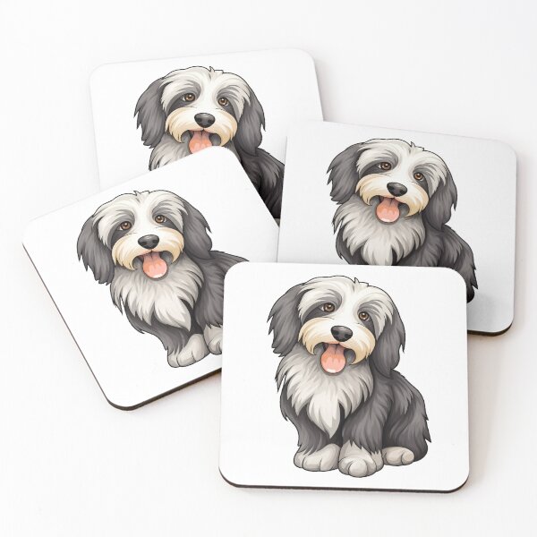 Item preview, Cute Bearded Collie Puppy designed and sold by LudwikeArts.