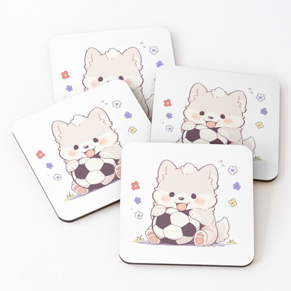 Item preview, cute soccer dog designed and sold by MarcGugDesigns.