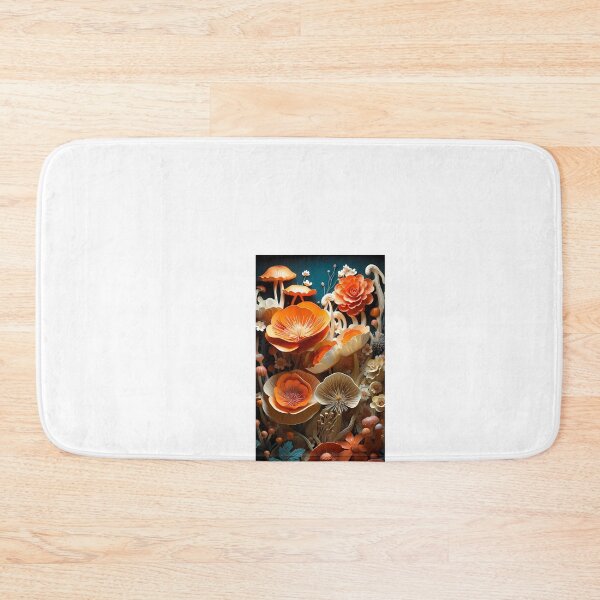 Item preview, a close up of a bunch of flowers on a black background designed and sold by Dark Fantasy Store.