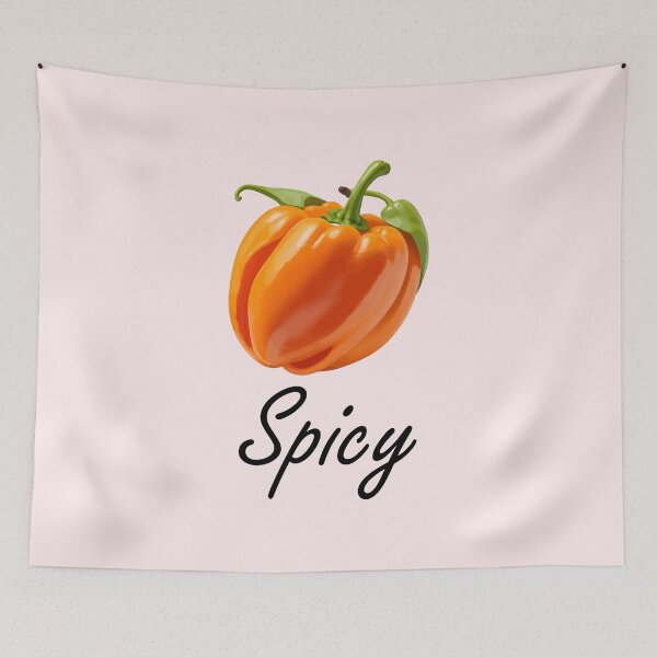 Item preview, Spicy Habanero Pepper 1 - Black designed and sold by LaloParker.