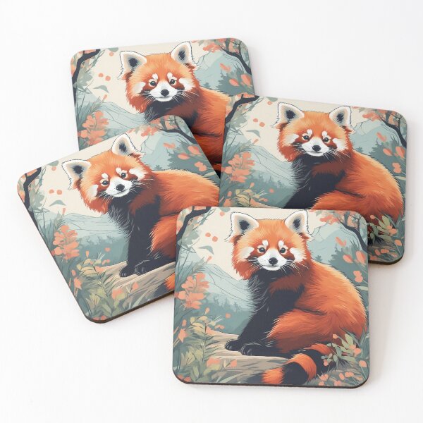 Item preview, Charming Red Panda Expressive Artwork designed and sold by CutiePalace.
