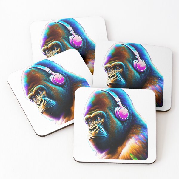 Item preview, Gorilla The Music Lover designed and sold by AsCreationss.