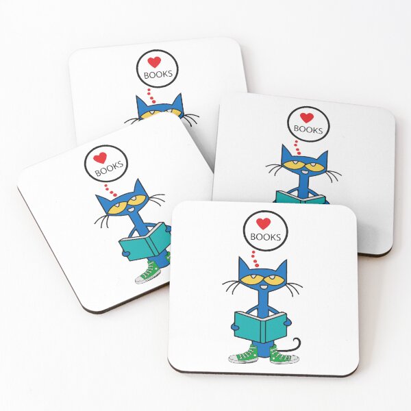 Item preview, Pete the cat reading a book designed and sold by AlyshaAgnew.