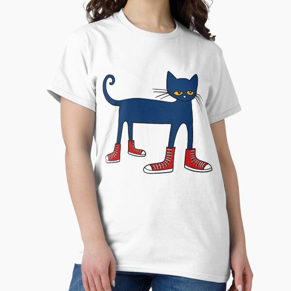 Aperçu de l'œuvre Pete le chat se balance dans mes chaussures d'école créée et vendue par AlyshaAgnew.