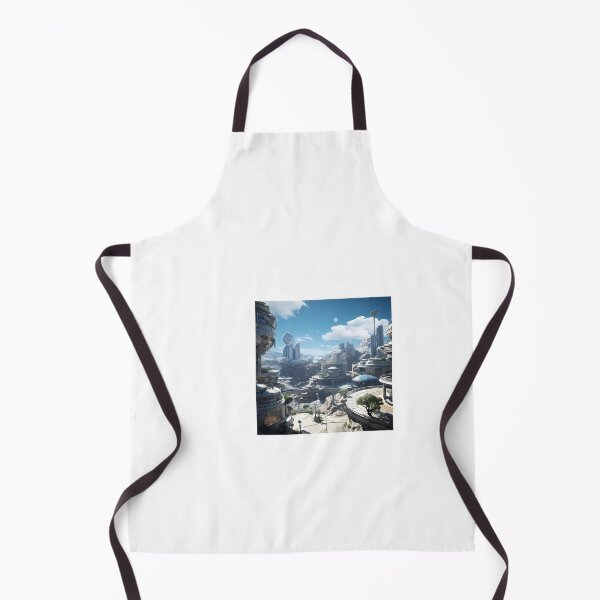 Item preview, a futuristic city with a mountain in the background designed and sold by Dark Fantasy Store.
