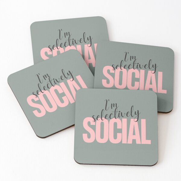 Item preview, I'm selectively SOCIAL designed and sold by Thewelllife.