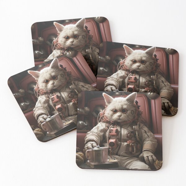 Item preview, Futuristic Astronaut Cat designed and sold by PINKSOUL1977.