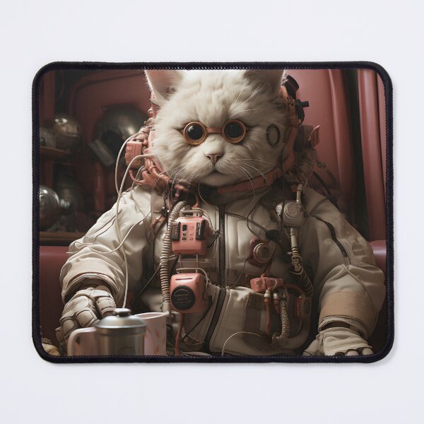 Item preview, Futuristic Astronaut Cat designed and sold by PINKSOUL1977.