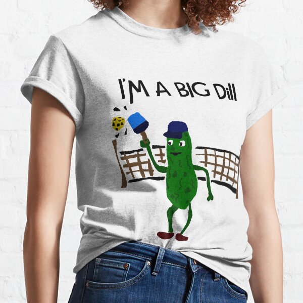 Item preview, Funny Pickle Playing Pickleball I'm a Big Dill Pun designed and sold by Nature's Fancy.