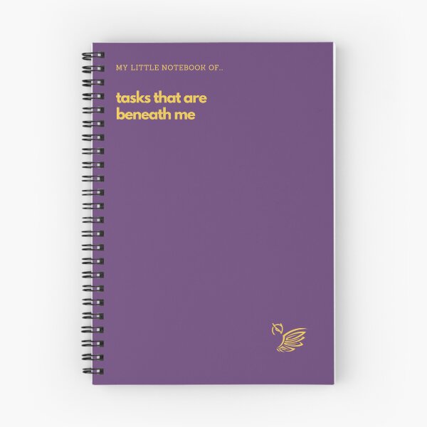 Item preview, Tasks That Are Beneath Me Purple designed and sold by OwlReally.