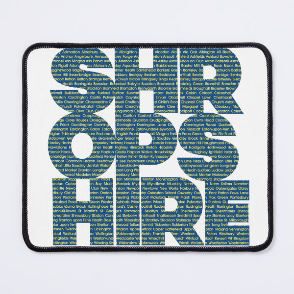 Item preview, Shropshire Square Logo & Placenames  designed and sold by TigandMole.