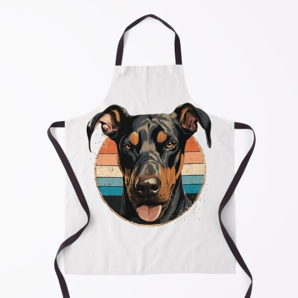 Item preview, Natural Ear Doberman Retro Funny Gift For Dog Lover designed and sold by Chmielayka.
