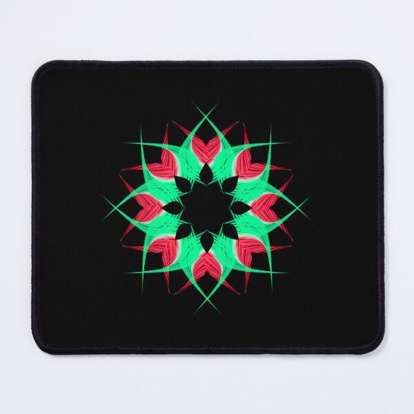 Item preview, red and green mandala designed and sold by Meo Design.