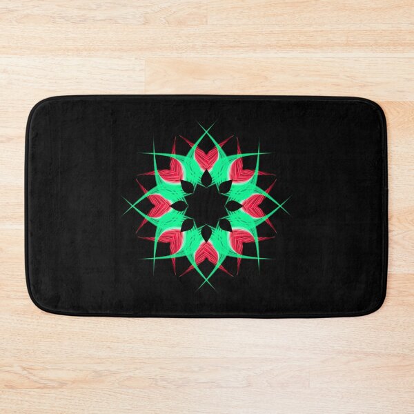 Item preview, red and green mandala designed and sold by Meo Design.