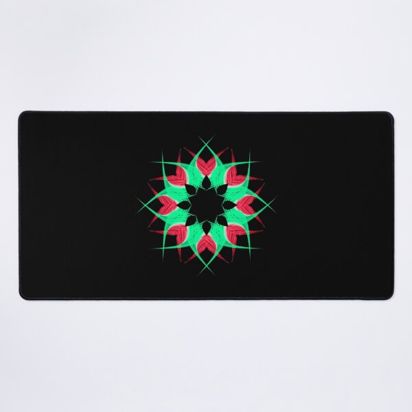 Item preview, red and green mandala designed and sold by Meo Design.