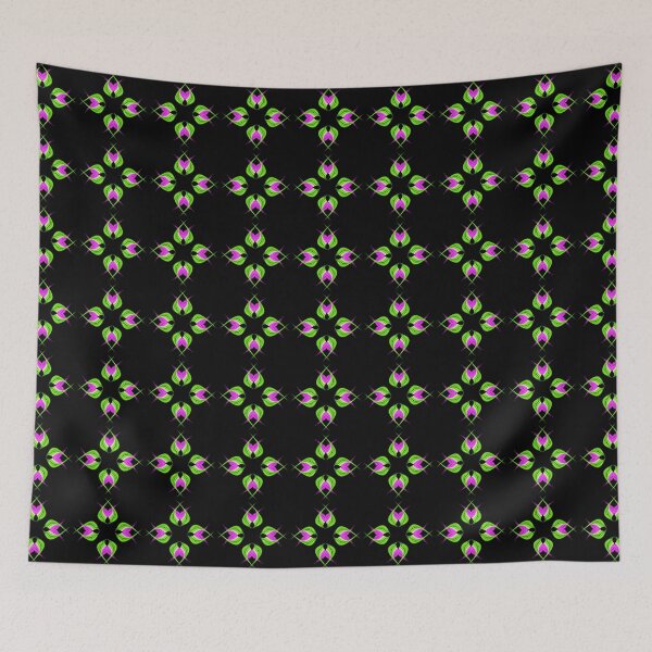 Item preview, Pink flowers pattern designed and sold by Meo Design.