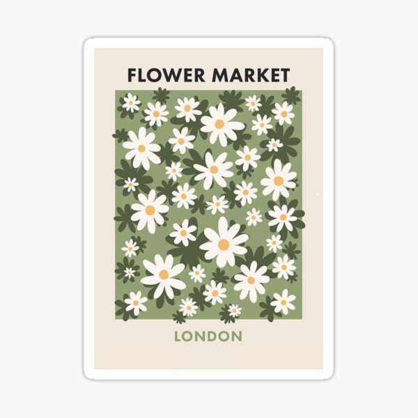 Item preview, Flower market - London designed and sold by romirdrigz.