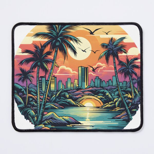 Item preview, Retro Cool Miami Vibe designed and sold by Snifferius.