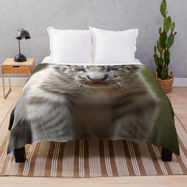 Item preview, bebé tigre blanco designed and sold by DigitizedArt.
