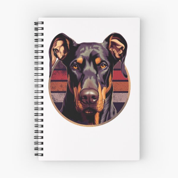 Item preview, Natural Ear Doberman Retro Funny Gift For Dog Lover designed and sold by Chmielayka.