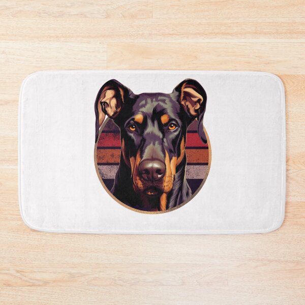 Item preview, Natural Ear Doberman Retro Funny Gift For Dog Lover designed and sold by Chmielayka.
