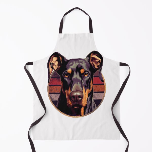 Item preview, Natural Ear Doberman Retro Funny Gift For Dog Lover designed and sold by Chmielayka.