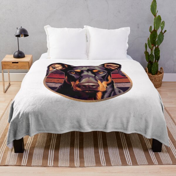 Item preview, Natural Ear Doberman Retro Funny Gift For Dog Lover designed and sold by Chmielayka.