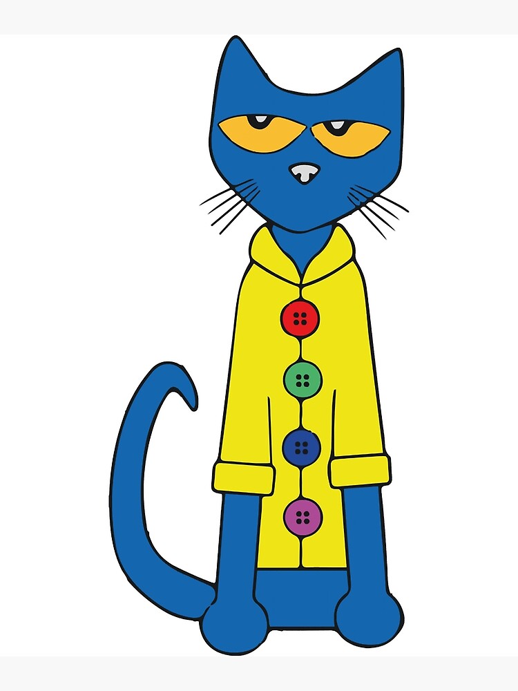 pete the cat in his yellow vest Poster