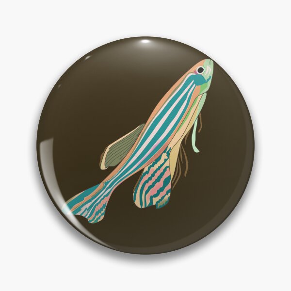 Item preview, Retro Zebrafish Zebra Fish Glow designed and sold by ViewerEqualsPhoton.