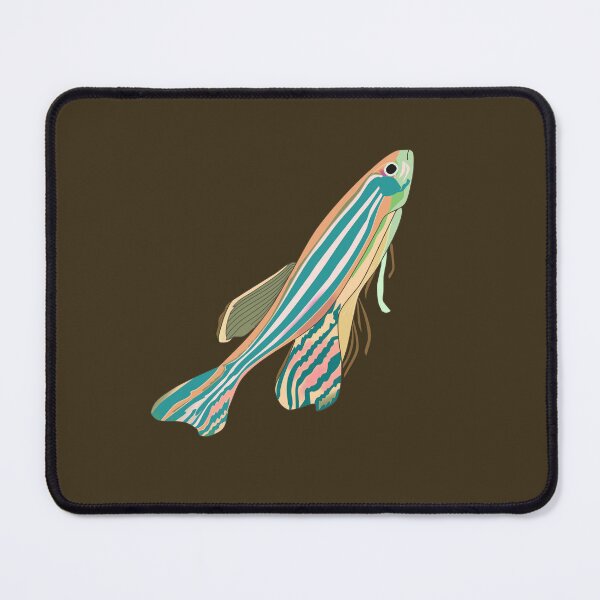 Item preview, Retro Zebrafish Zebra Fish Glow designed and sold by ViewerEqualsPhoton.