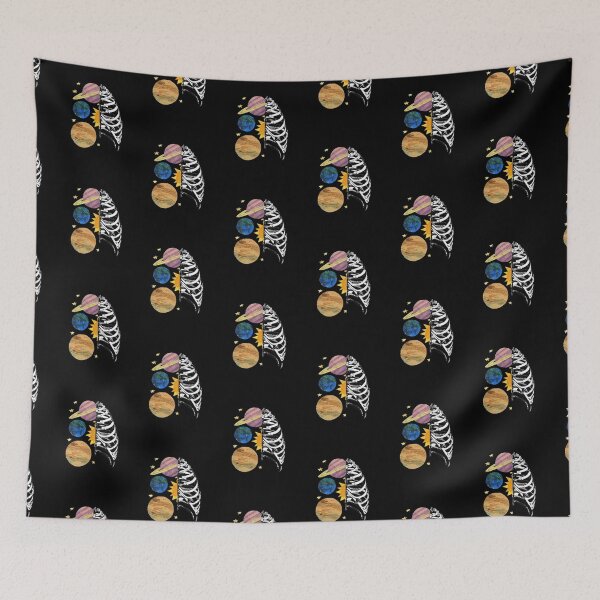Item preview, skeleton and solar system designed and sold by klauswonders.