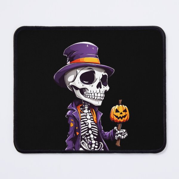 Item preview, halloween skeletoon with pumpkin designed and sold by toomi123.