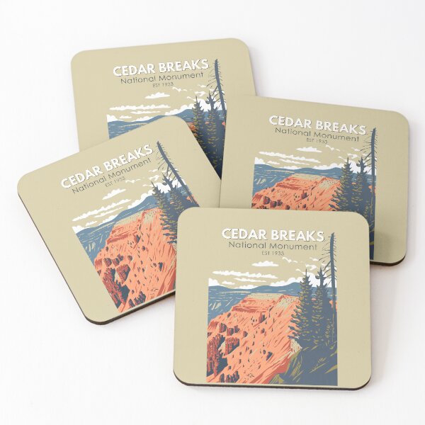 Item preview, Cedar Breaks National Monument Utah Travel Art Vintage designed and sold by KrisSidDesigns.