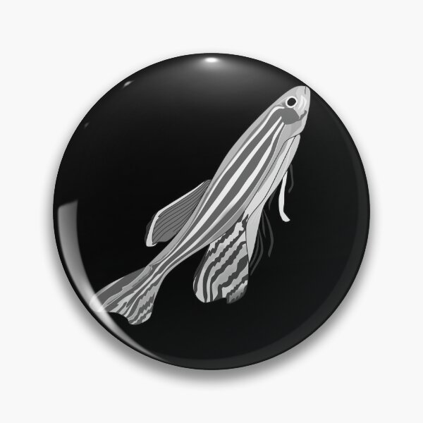 Item preview, Black And White Zebra Zebrafish Fish  designed and sold by ViewerEqualsPhoton.