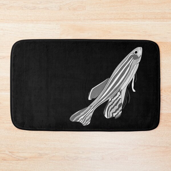 Item preview, Black And White Zebra Zebrafish Fish  designed and sold by ViewerEqualsPhoton.