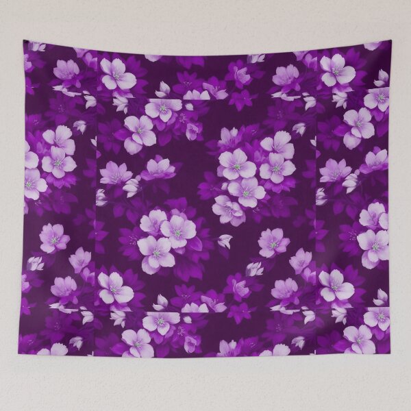 Item preview, Beautiful Purple Flower Pattern | Digitora designed and sold by DigiTora.